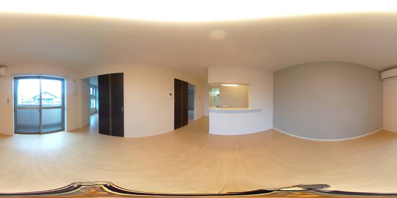 パノラマ画像リビング