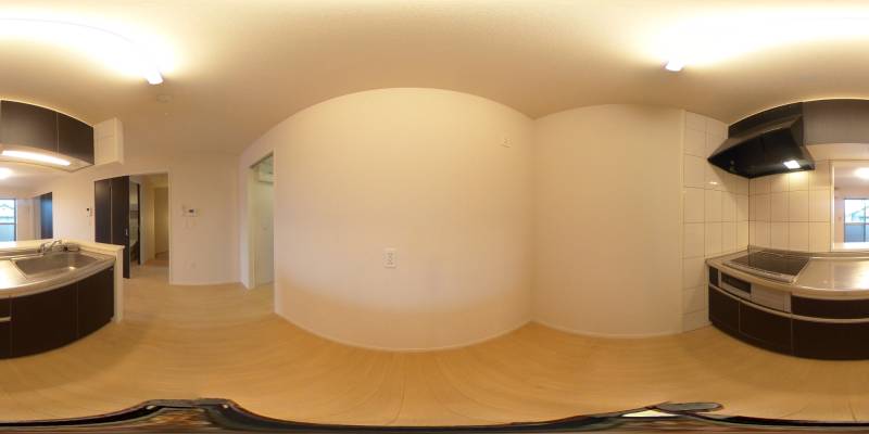 パノラマ画像キッチン