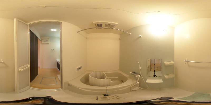 パノラマ画像バスルーム