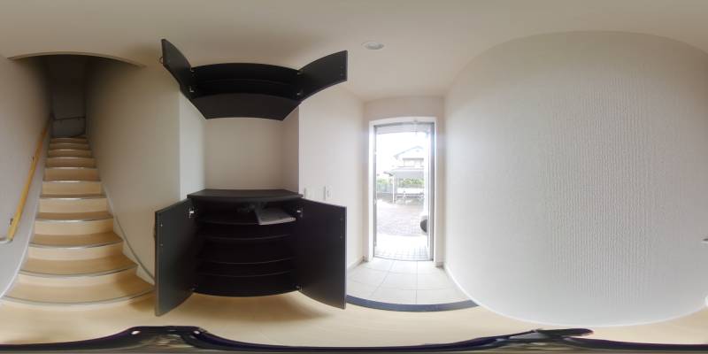 パノラマ画像玄関