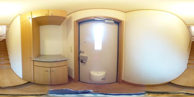 パノラマ画像玄関