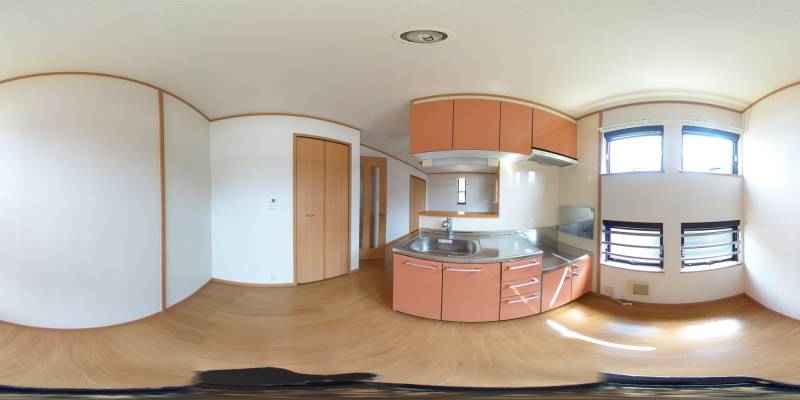 パノラマ画像キッチン