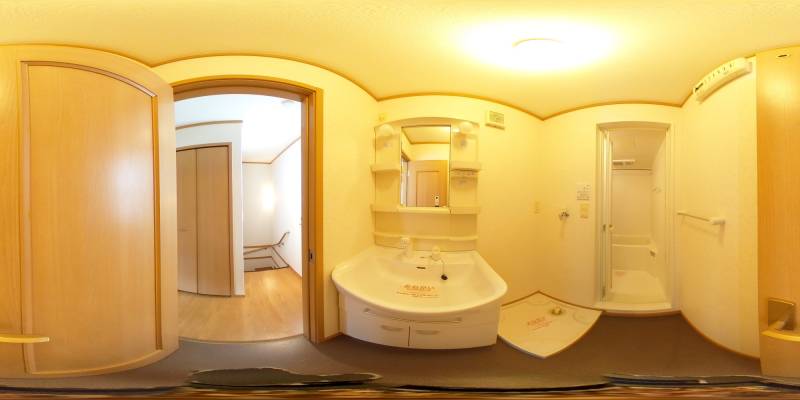 パノラマ画像洗面所