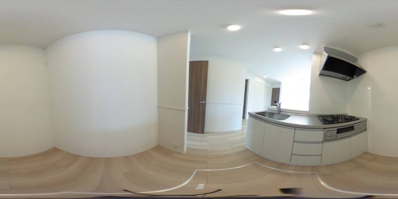 パノラマ画像キッチン