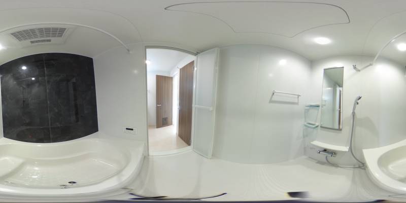 パノラマ画像バスルーム