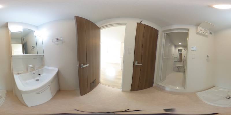 パノラマ画像洗面所