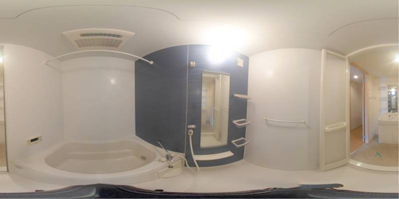 パノラマ画像バスルーム