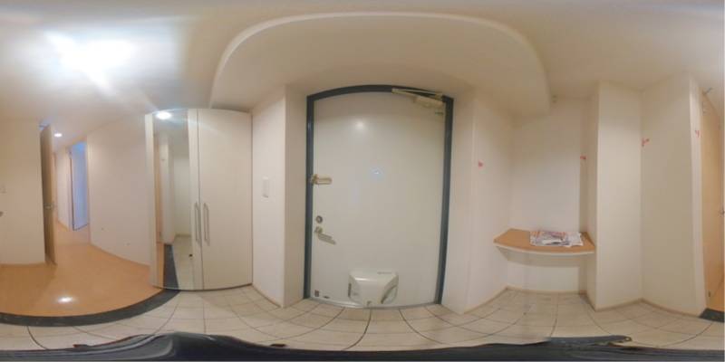 パノラマ画像玄関