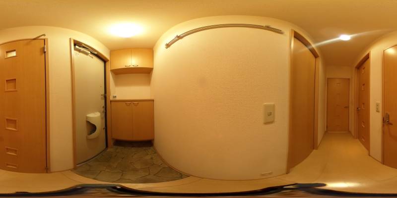 パノラマ画像玄関