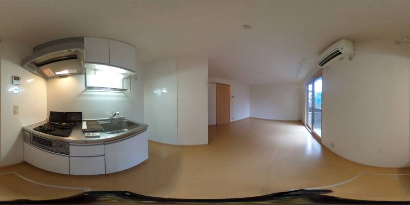 パノラマ画像キッチン