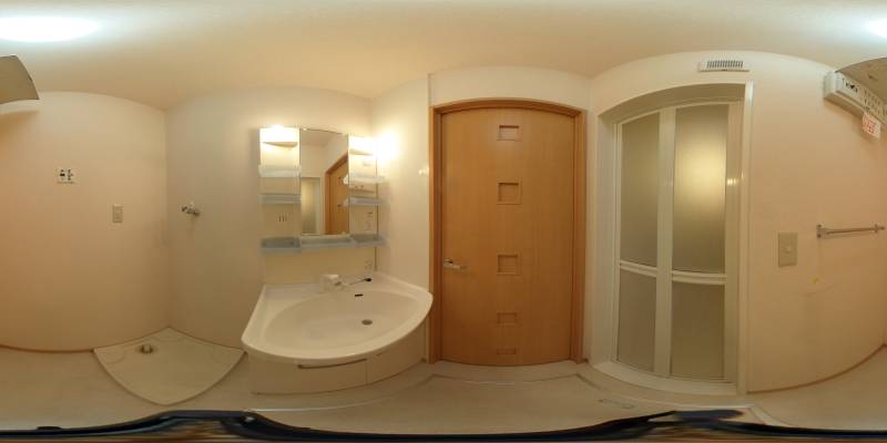 パノラマ画像洗面所