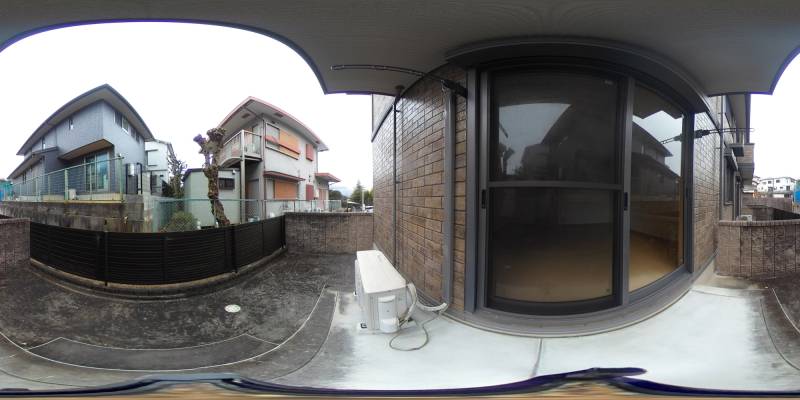 パノラマ画像バルコニー