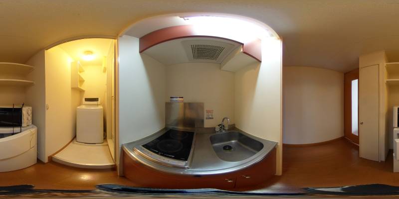 パノラマ画像キッチン