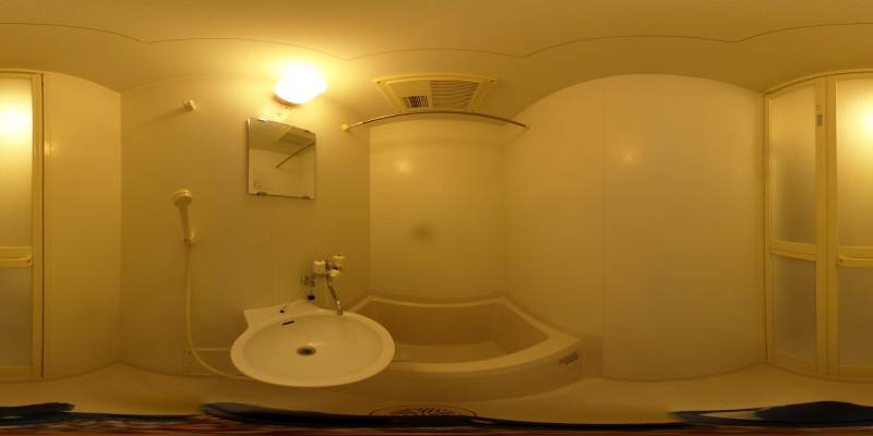 パノラマ画像バスルーム