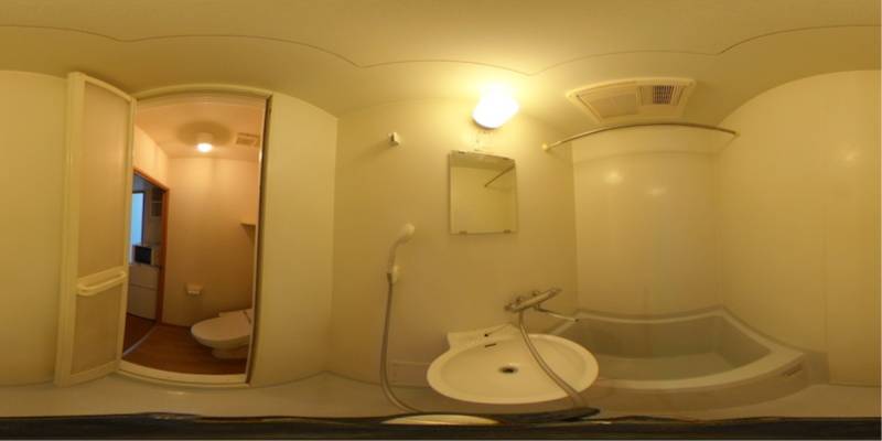 パノラマ画像バスルーム