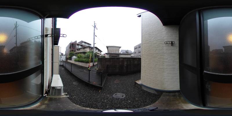 パノラマ画像バルコニー