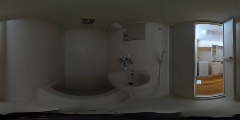 パノラマ画像バスルーム