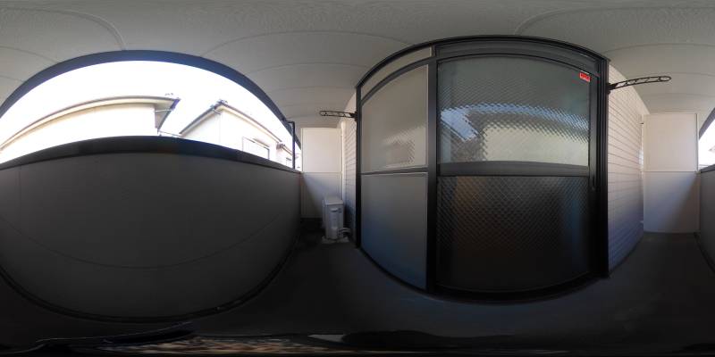 パノラマ画像バルコニー