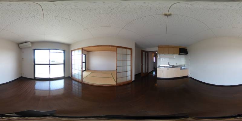 パノラマ画像リビング