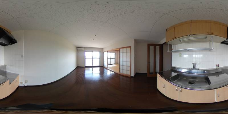 パノラマ画像キッチン