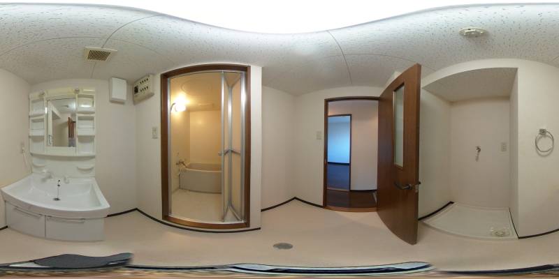 パノラマ画像洗面所