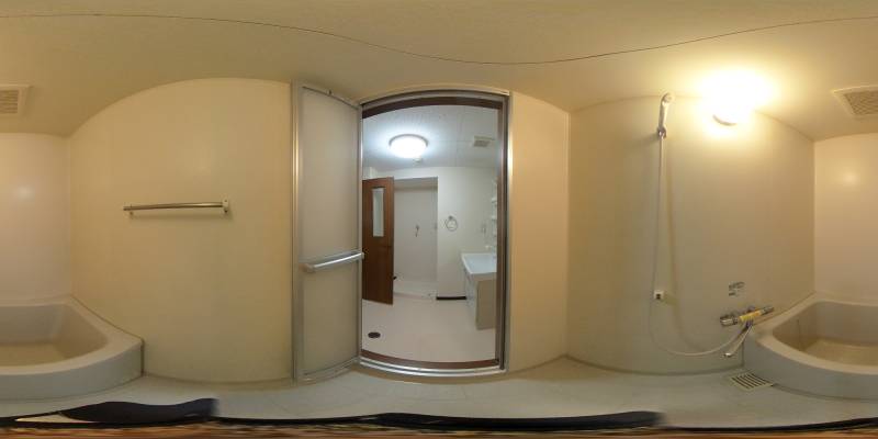 パノラマ画像バスルーム