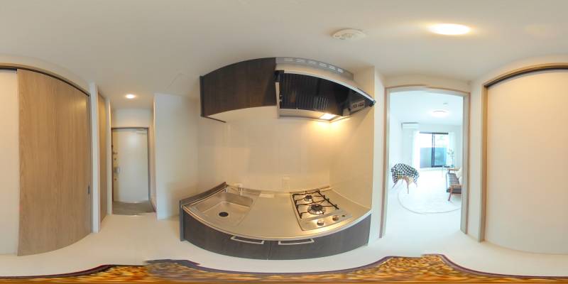 パノラマ画像キッチン