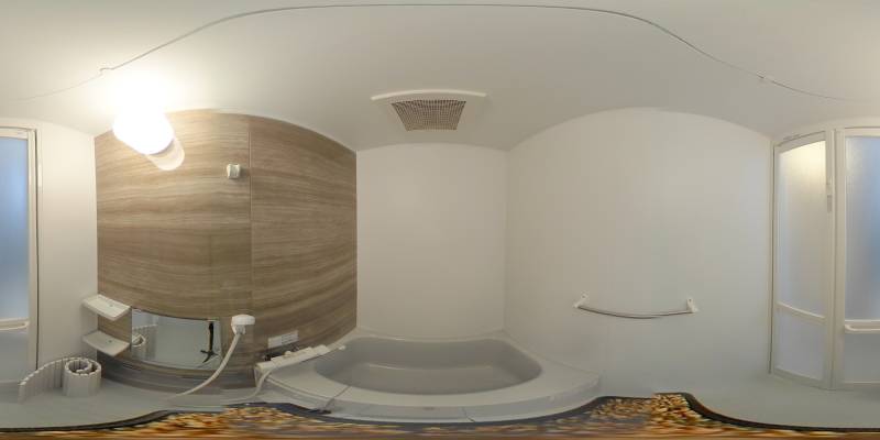 パノラマ画像バスルーム