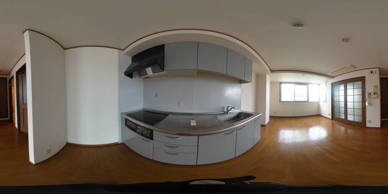 パノラマ画像キッチン