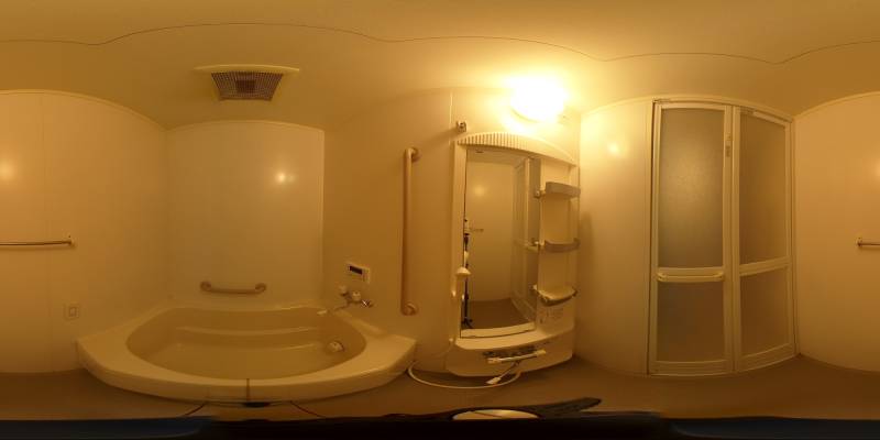 パノラマ画像バスルーム