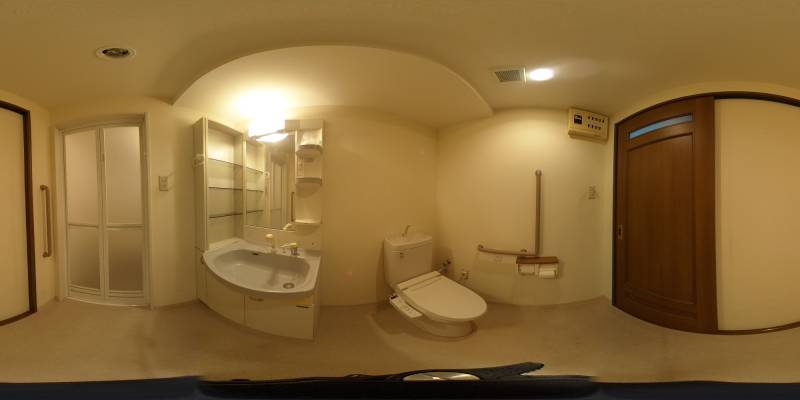 パノラマ画像洗面所