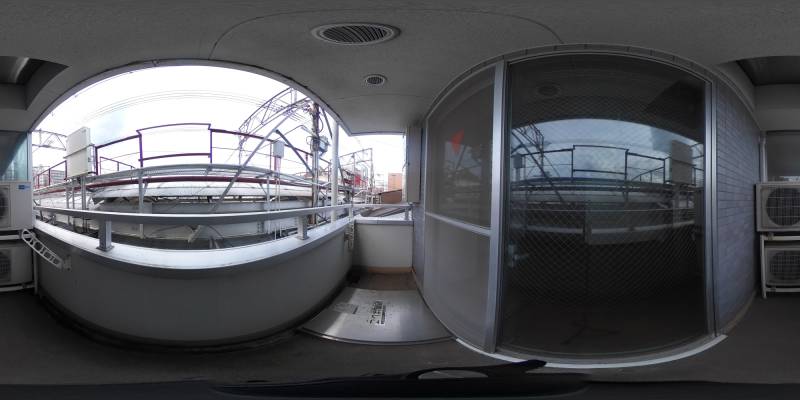 パノラマ画像バルコニー