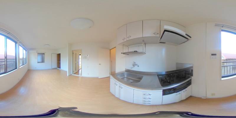 パノラマ画像キッチン