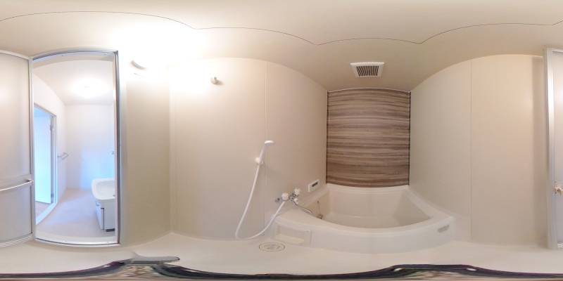 パノラマ画像バスルーム