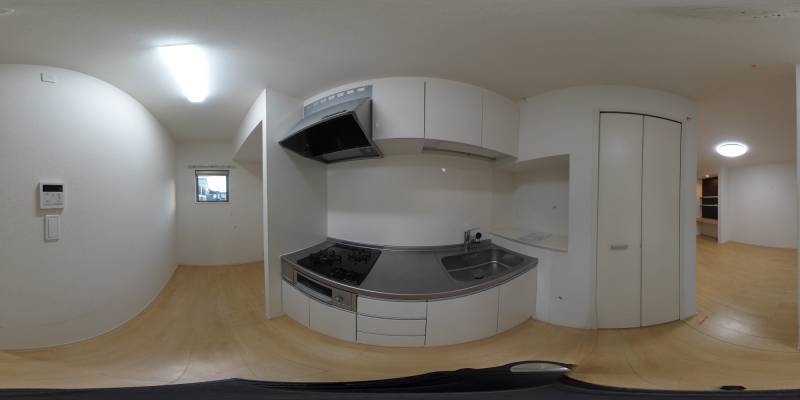 パノラマ画像キッチン