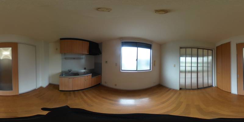 パノラマ画像キッチン