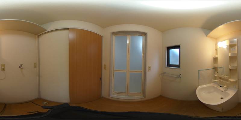 パノラマ画像洗面所