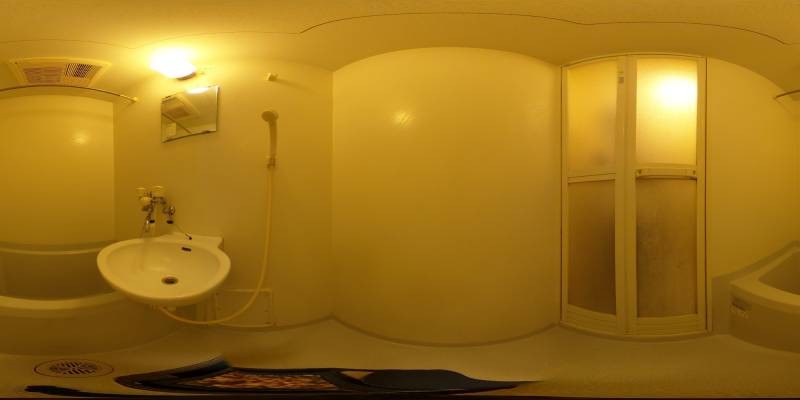 パノラマ画像バスルーム