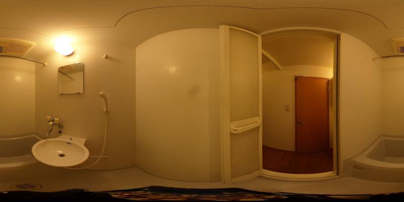 パノラマ画像バスルーム