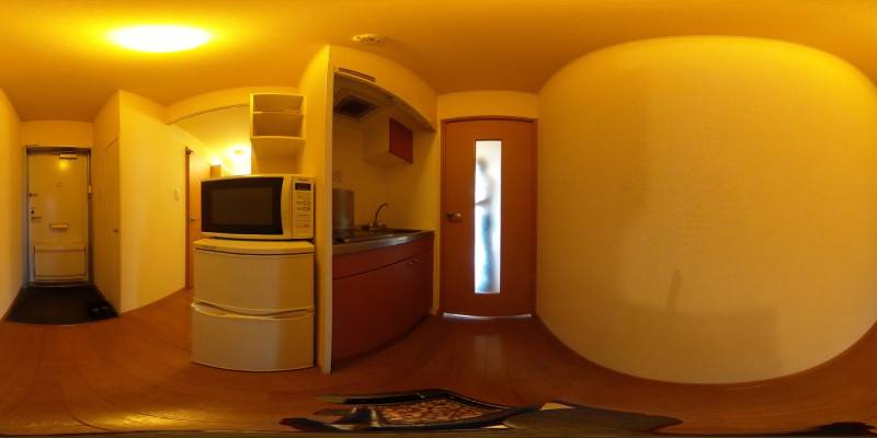 パノラマ画像キッチン