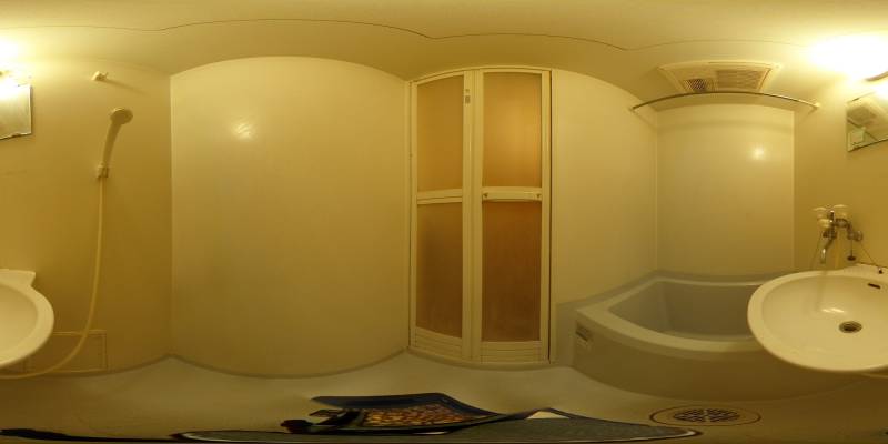 パノラマ画像バスルーム