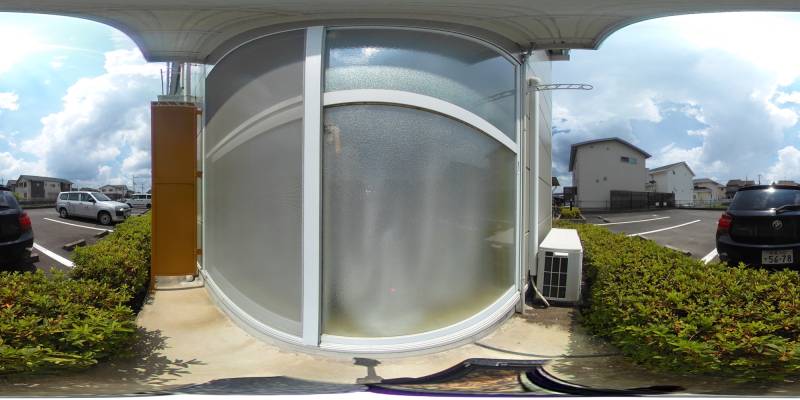 パノラマ画像バルコニー