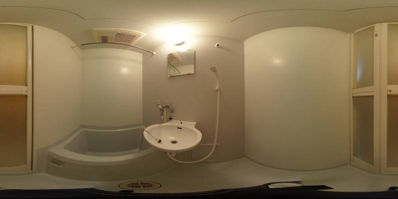 パノラマ画像バスルーム