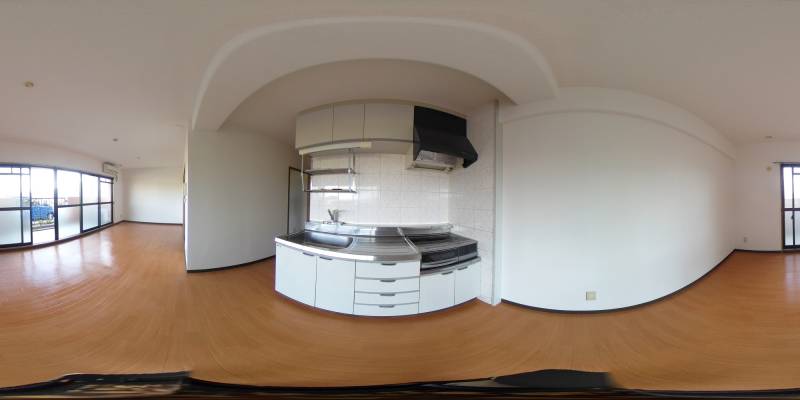 パノラマ画像キッチン