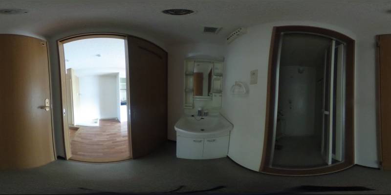 パノラマ画像洗面所