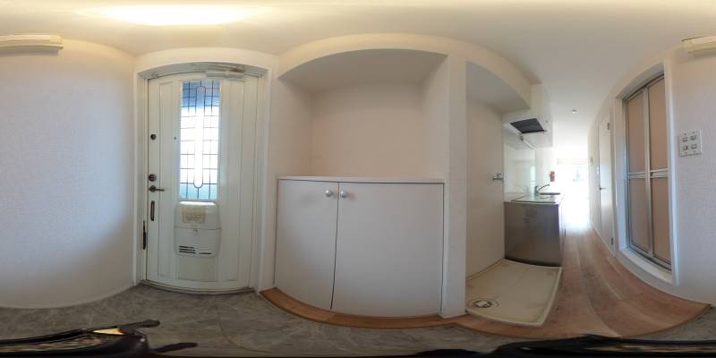 パノラマ画像玄関