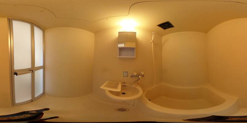 パノラマ画像バスルーム