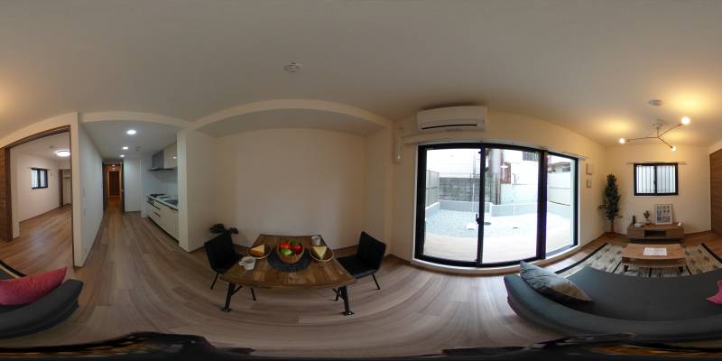 パノラマ画像リビング