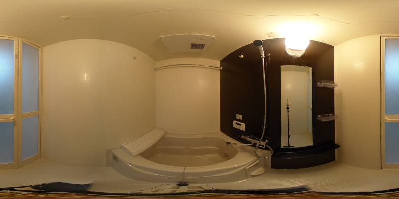 パノラマ画像バスルーム