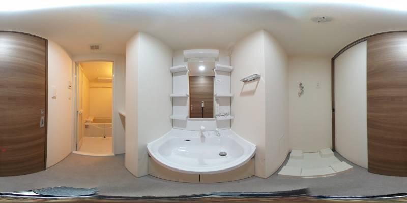 パノラマ画像洗面所